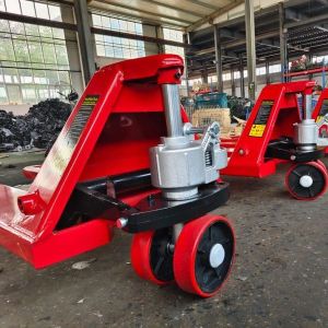 Aluminium Manual Fork Lift, Color : Black, Red for Industrial