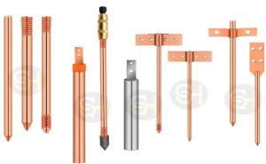 Polished coper bonded Solid Copper Bounded Earthing Rod