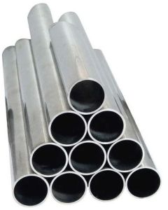 Polished Mild Steel Pipes, Shape : Round for Industrial