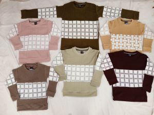 Kids Striped & Geometric Knit T-shirt