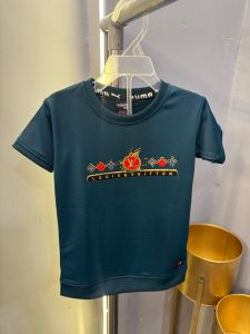 Kids Half Sleeved Graphic Crew Neck T-shirt