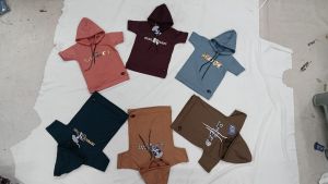 Graphic Print Cotton Kids Stylish Half Sleeves Hooded T-Shirt