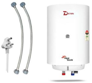 ABS Electric Water Geyser, Color : White