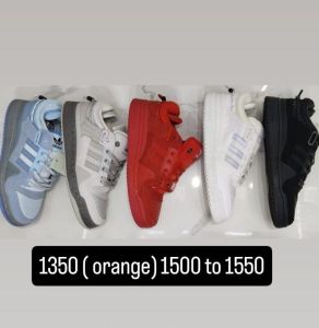 Leather Synthetic Adidas Forum Bad Bunny Shoes High-top for Casual