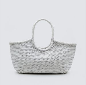 Big Woven Leather Bag