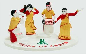 3D Printed Biodegradable Polymer Assam Tribe Statue