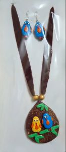 Terracotta Clay Necklace Set