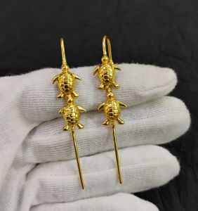 Tortoise Brass Earrings