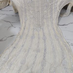 Anarkali Chikankari Suit