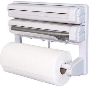Plastic Tissue Paper Dispenser, Color : White Modern