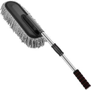 Vehicle Washing Brushes, Color : Black Extendable Common