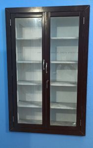 Aluminum Aluminium Almirah Wardrobes, Color : Brown