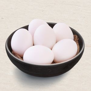 white eggs