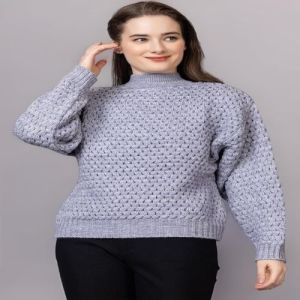 Ladies Wool Sweater, Color : Assorted Pullover