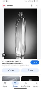 Empty PET Water Bottle