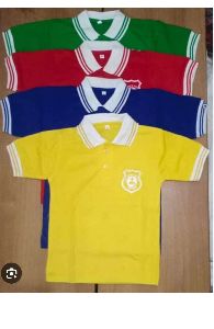 Vkcustomization Polo Neck Cotton Plain Boys School T Shirt Xs