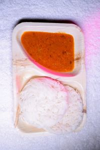 2 Compartment Areca Leaf Plate