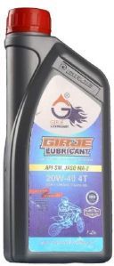 Synthetic Blend Bike Engine Oil, Color : Golden