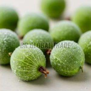 A Grade Frozen Gooseberry, Color : Green for Food Beverage