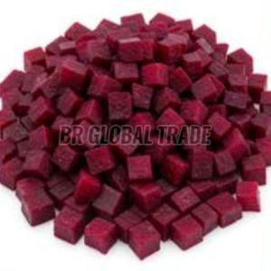 IQF Beetroot Dice, Color : Deep Red