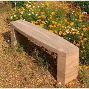 Multicolor Sandstone Garden Bench