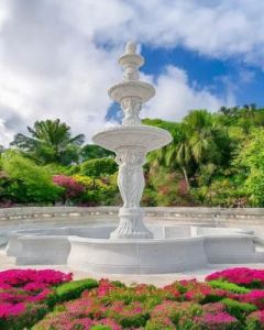 White Marble Fountain