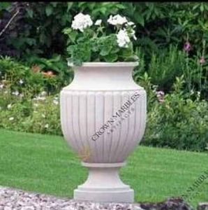White Marble Flower Pot