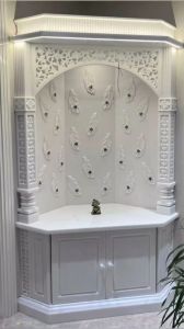 6 Feet Marble Carved Temple