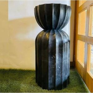 Black Marble Pedestal Wash Basin