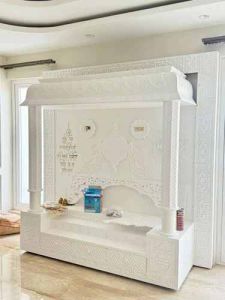 7 Feet White Marble Temple