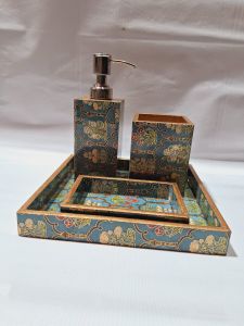 Handcrafted Epoxy Bath Set