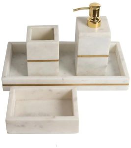 Marble Bath Set