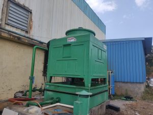 Electric FRP Cooling Tower, Color : Light Green