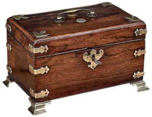 Antique Wooden Trunk