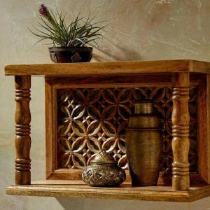 Designer Wooden Wall Shelf