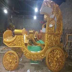 Golden Wooden Wedding Baggi