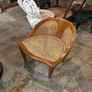 Handcrafted Wooden Cane Chair