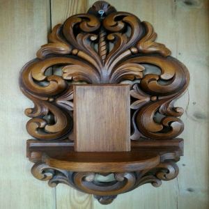 Handmade Decorative Wooden Wall Shelf