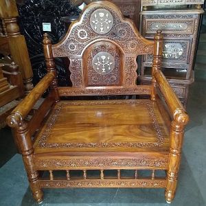 Wooden Maharaja Chair