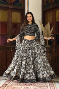 Cotton Chaniya Choli XXL, XL, S, M, Technics : Hand Made