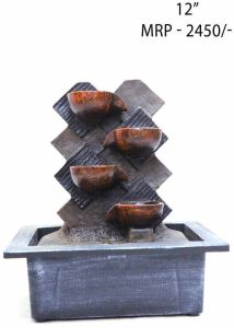 4 Step Polyresin Water Fountain
