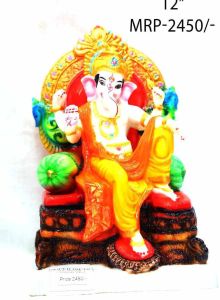 Multicolor Resin Ganesha Statue