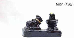 Resin Shivling Nandi God Statue