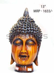 13 Inch Resin Gautam Budha Statue, Color : Brown