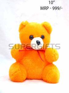 Plush Orange Stuffed Teddy Bear Medium