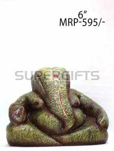 Traditional Resin Ganesha Statue 6 To 8 Inch, Packaging Type : Box
