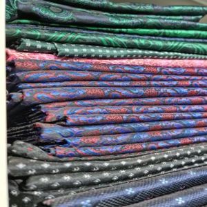 Microfiber Necktie Fabric, Width : 48 Inch, Technics : Machine Made