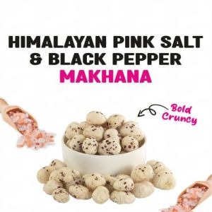 Pink Salt and Pepper Makhana