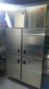 Silver Stainless Steel Commercial Refrigerator