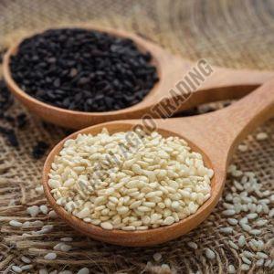 Sesame Seeds, Color : White & Black, Packaging Type : Plastic Bag